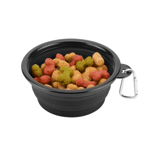 Collapsible Silicone Pet Bowl w/Carabiner 55