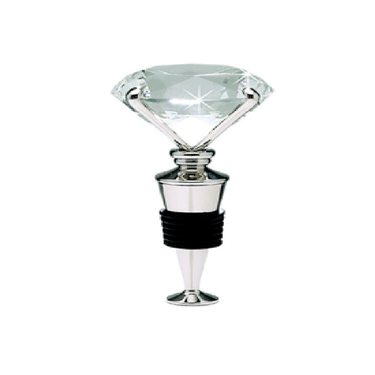 Clear Diamond Bottle Stopper 2