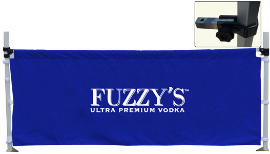 10' Tent Side Rail Wall Full Color Dye Sub 1