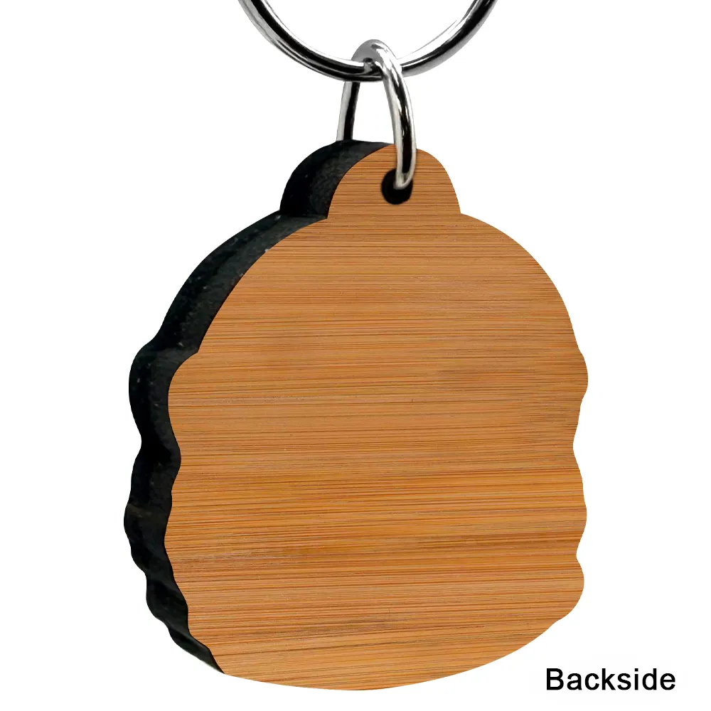 Ultra Vivid Bamboo Keychains 3