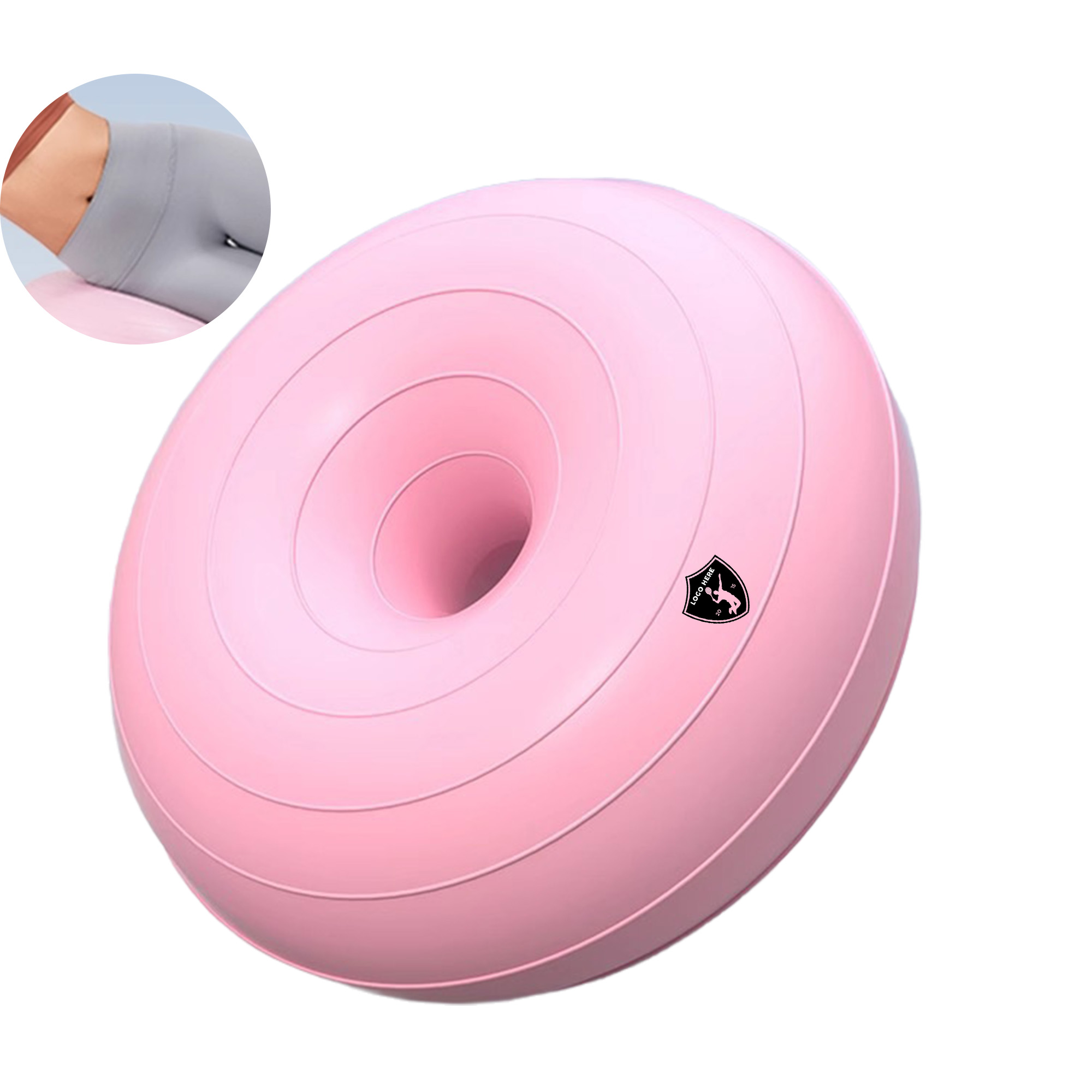 MOQ 50 Textured Anti-Burst Yoga Ball for Massage and Exercise 2