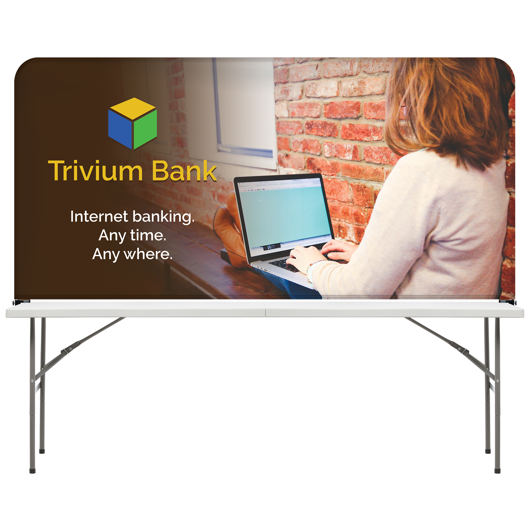 8' Table Top Hardware & Medium Banner Kit 2