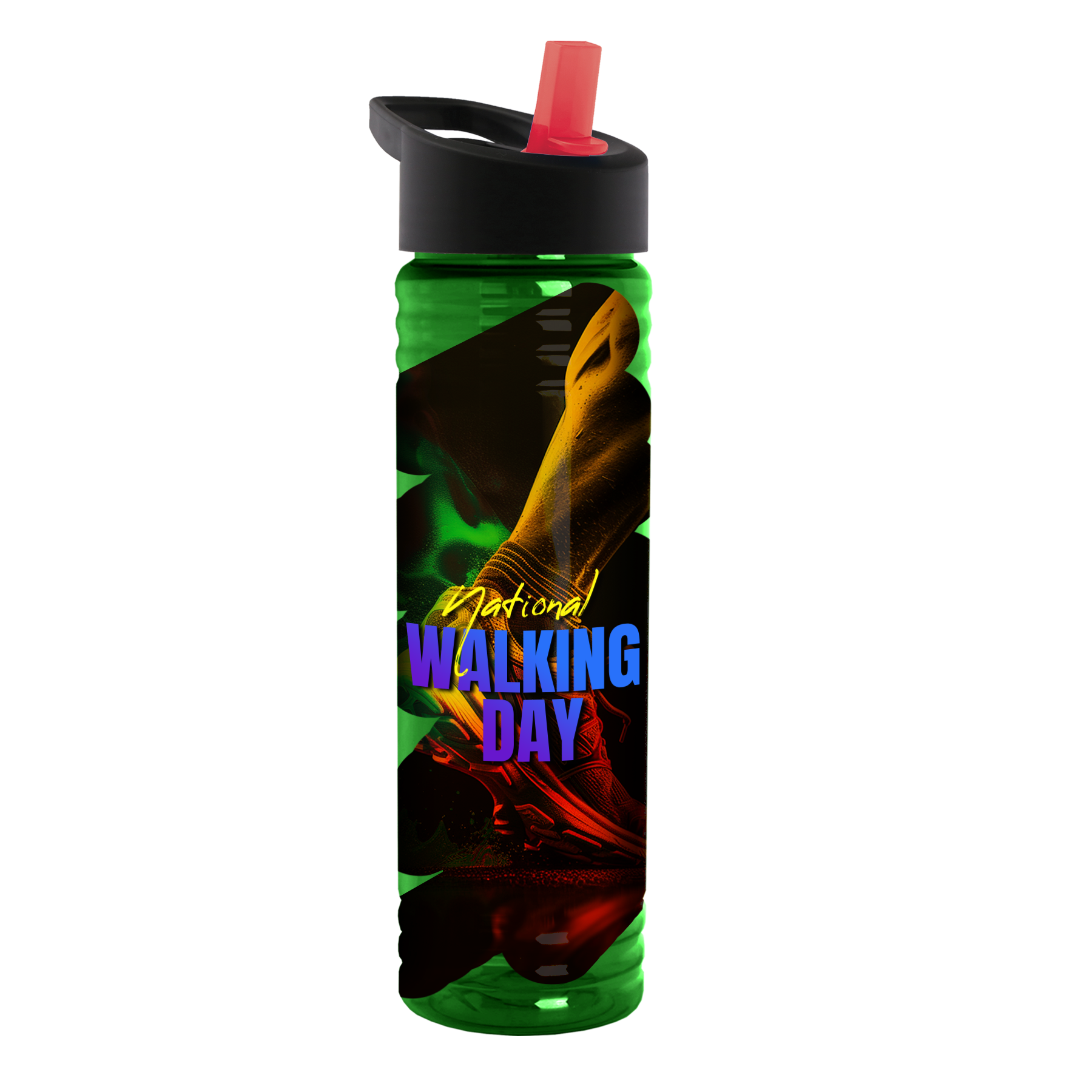 Garyline® Slim Fit Bottle with Flip-Straw Lid - 24 oz. 527