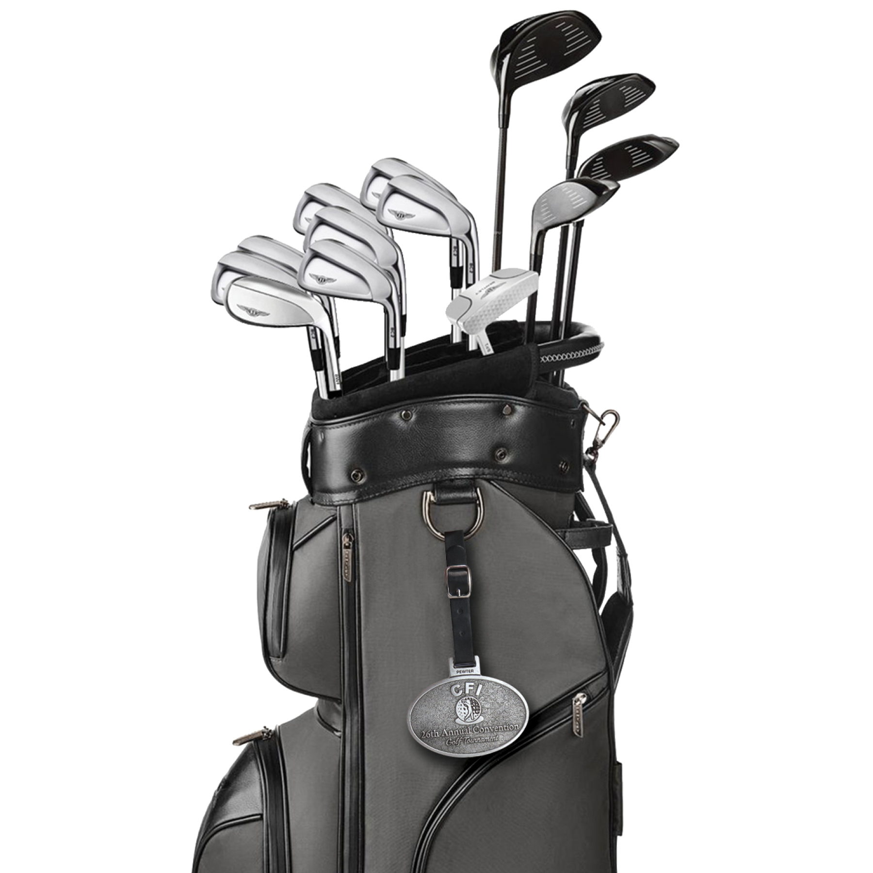 Solid Pewter Golf Tags 2
