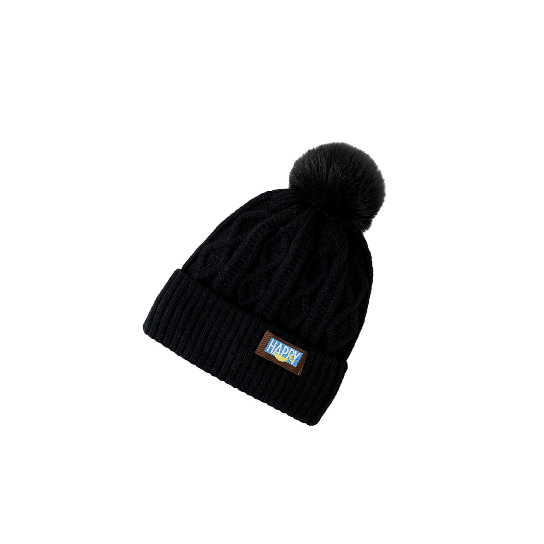 Winter Knitted Beanie With Cuff 4
