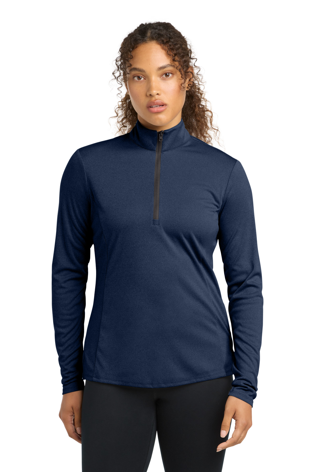 Sport-Tek Women's Endeavor 1/2-Zip Pullover. LST469, custom hoodie or sweatshirt with logo imprint 9