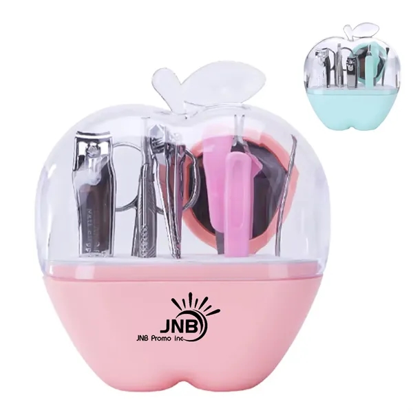 Adorable Apple Shape 9 Piece Manicure Set - Pamper Your Nail
