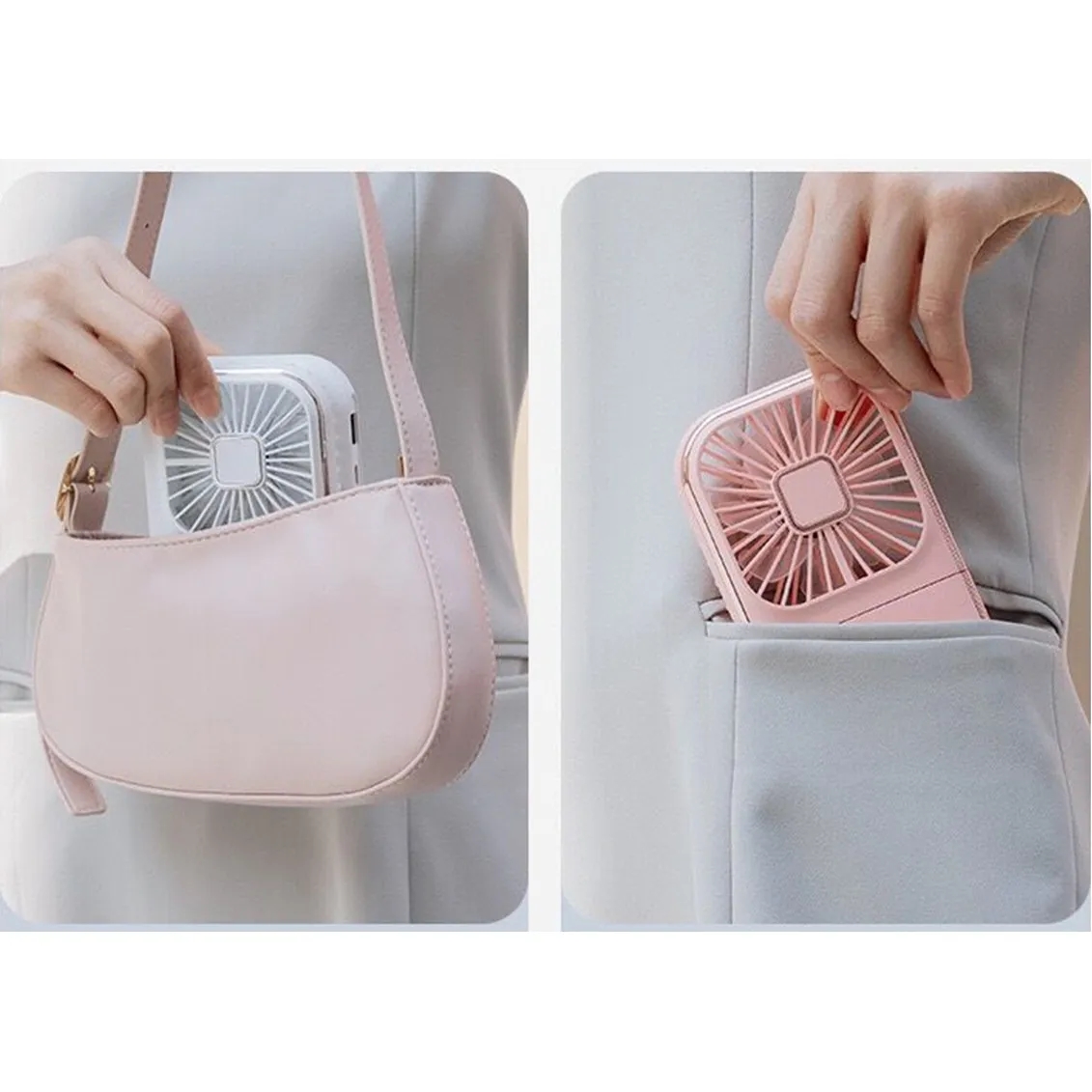 Rechargeable Portable Fan Phone Holder 3