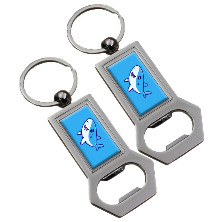 Durable Alloy Bottle Opener Keychain 5