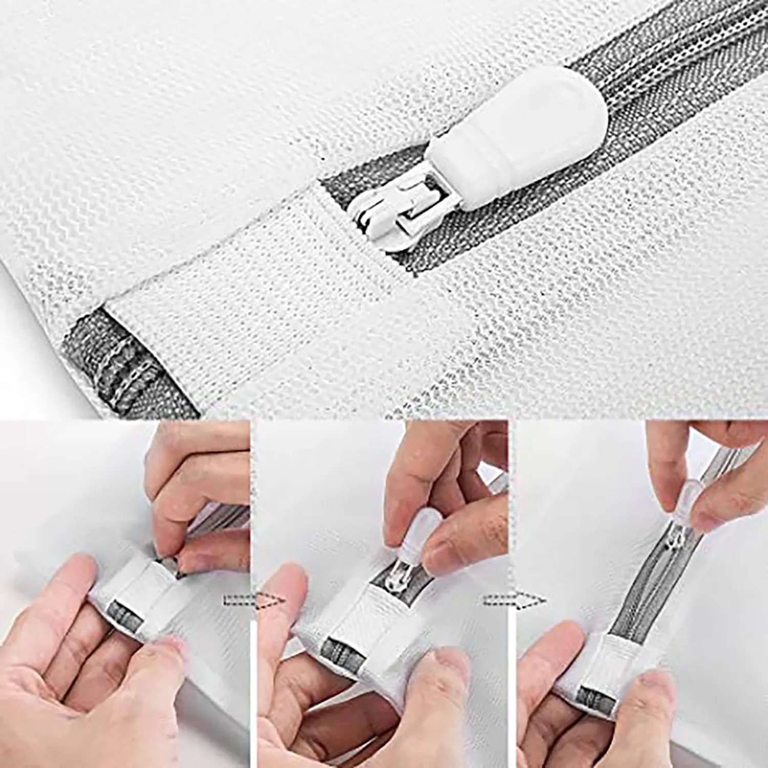 Cylindrical Reusable Laundry Mesh Wash Bag 6