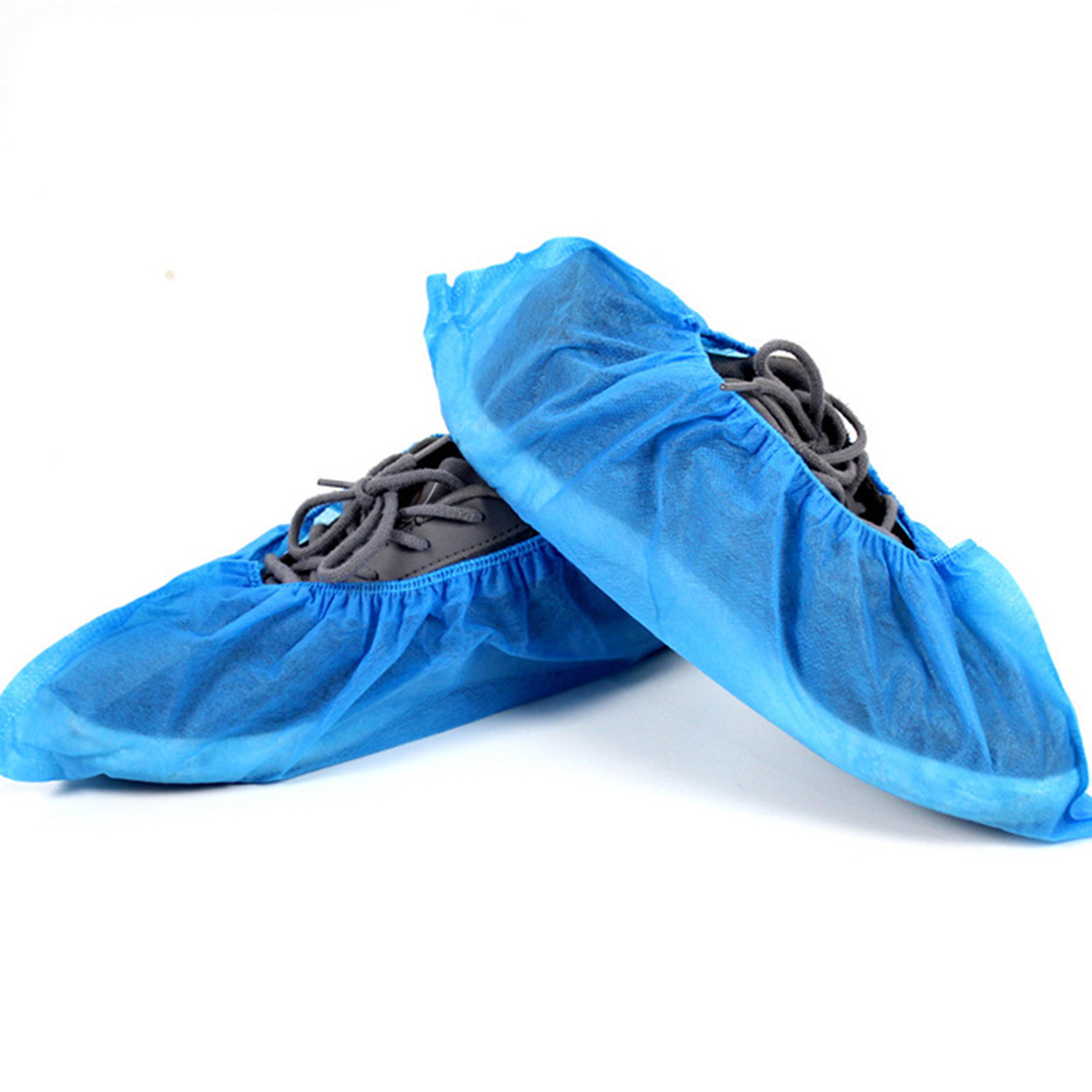 Blue Non Woven Disposable Shoe Cover 4