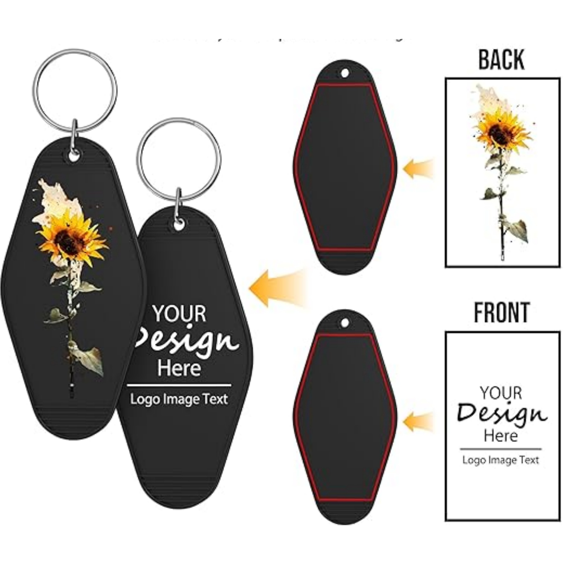 Hotel Keychain Motel Key Tag 3