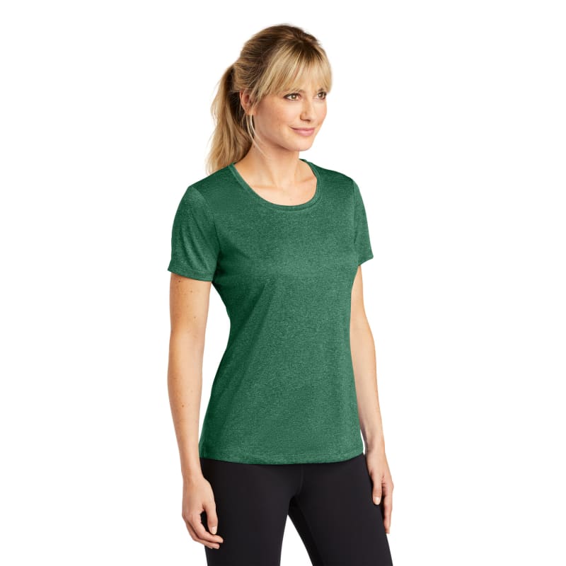 Sport-Tek Women's Heather Contender Scoop Neck Tee. 52