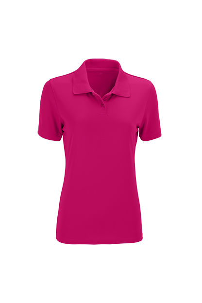 Women's Vansport Omega Solid Mesh Tech Polo 32