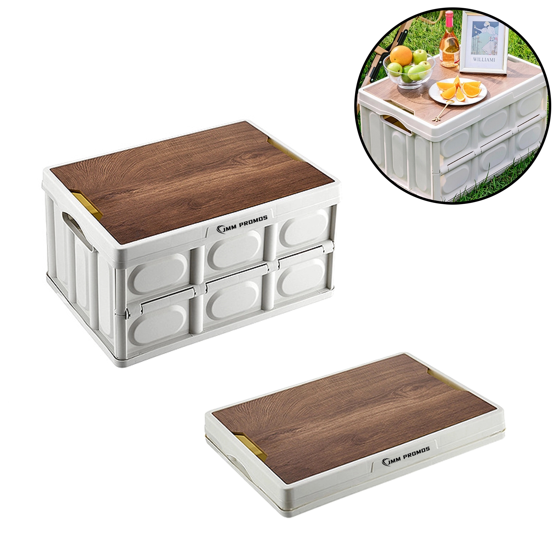Outdoor Foldable Storage Box w/ Lid 2