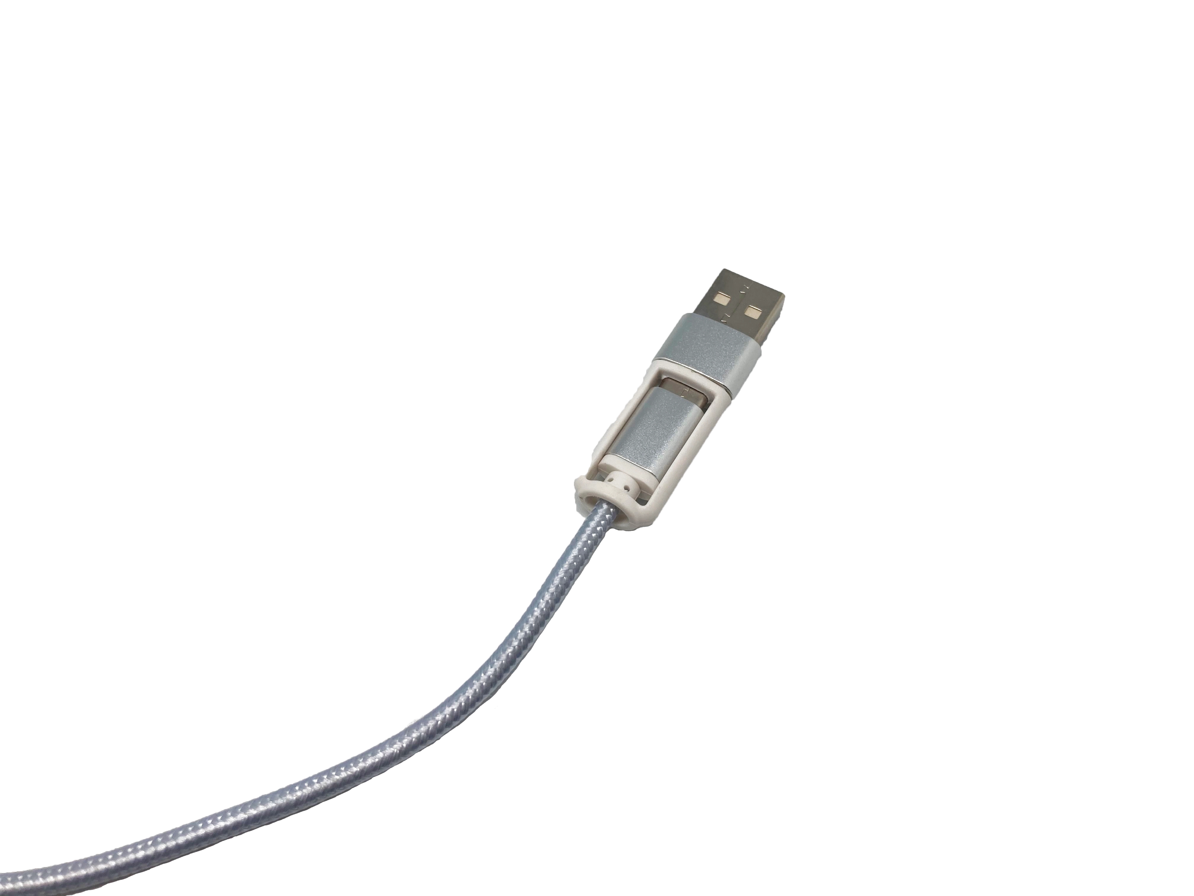 4in1 Micro/Type C toType C/Lightning Charging Braided Cable 4