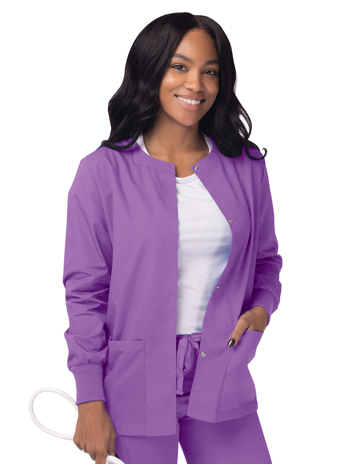 Adar - Sivvan - Women's Warm-Up Snap Close Jacket 9