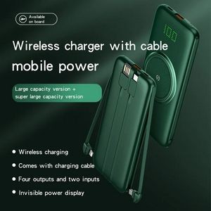 10000Mah 15W Wireless Powerbank Fast Charger With Cable 2