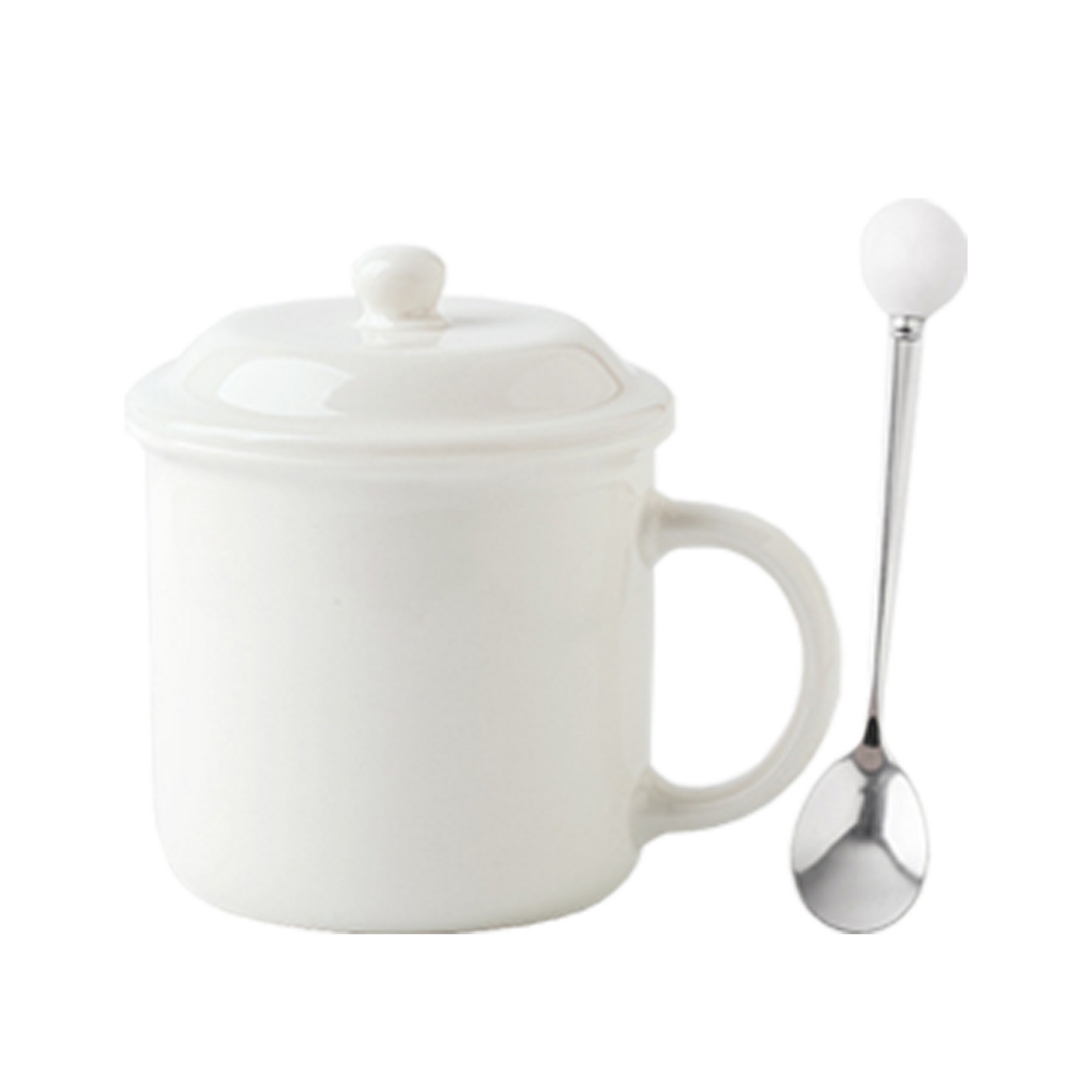 Ceramic Coffee Mugs With Lid 11 Oz 4