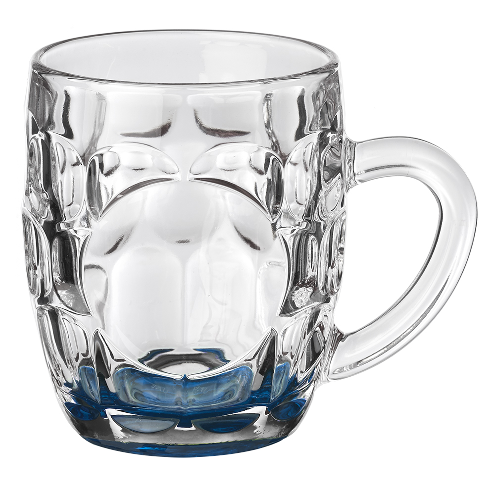 10 oz. ARC Britannia Glass Beer Mugs 7