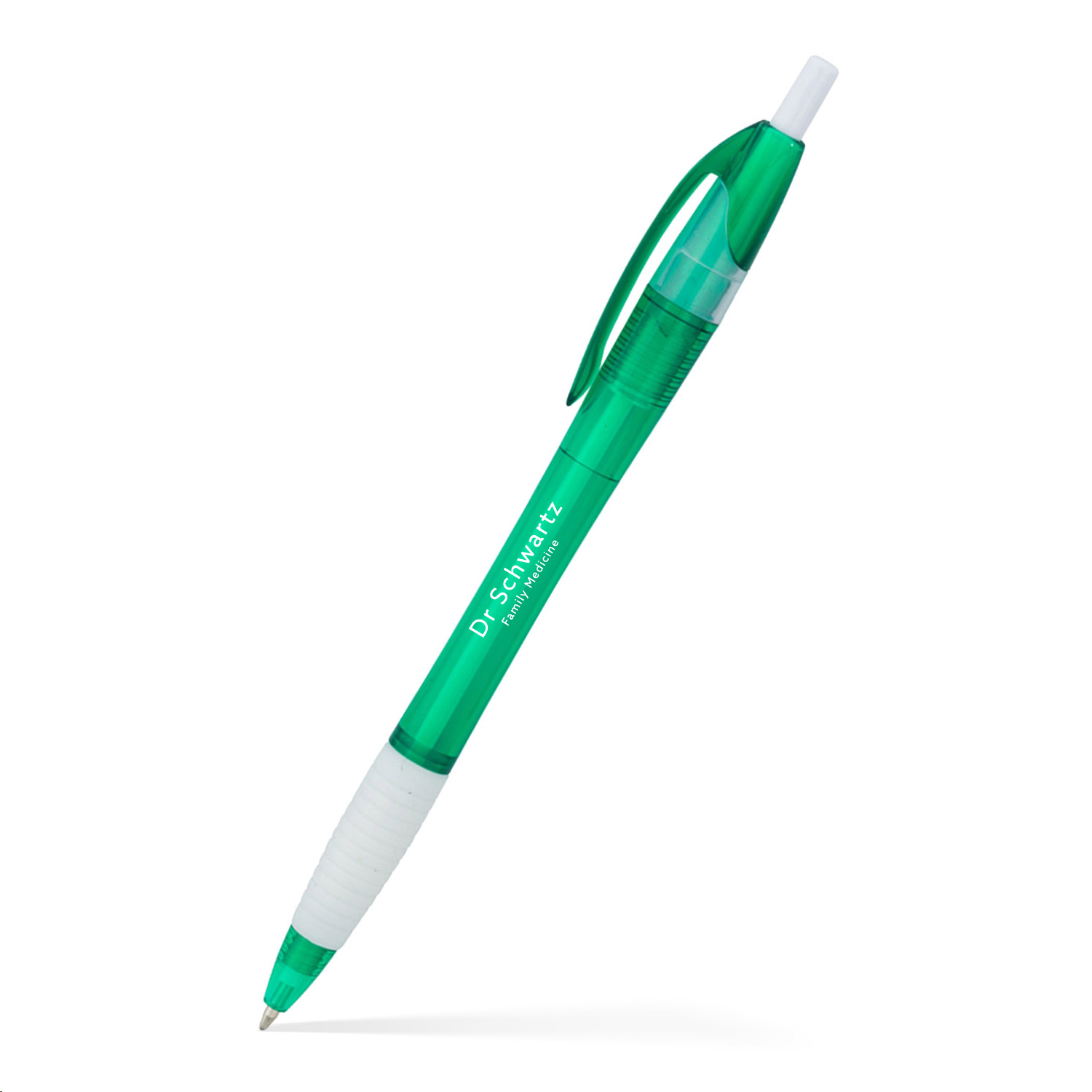 Slimster Translucent Gripped Click Pen 15