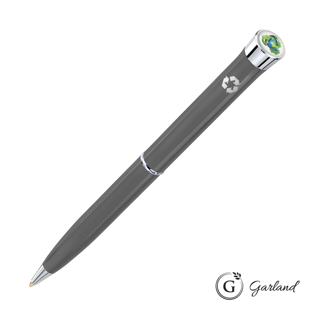 Garland® Recycled Custom Ballpoint Twist Pen - Chrome Accent 19