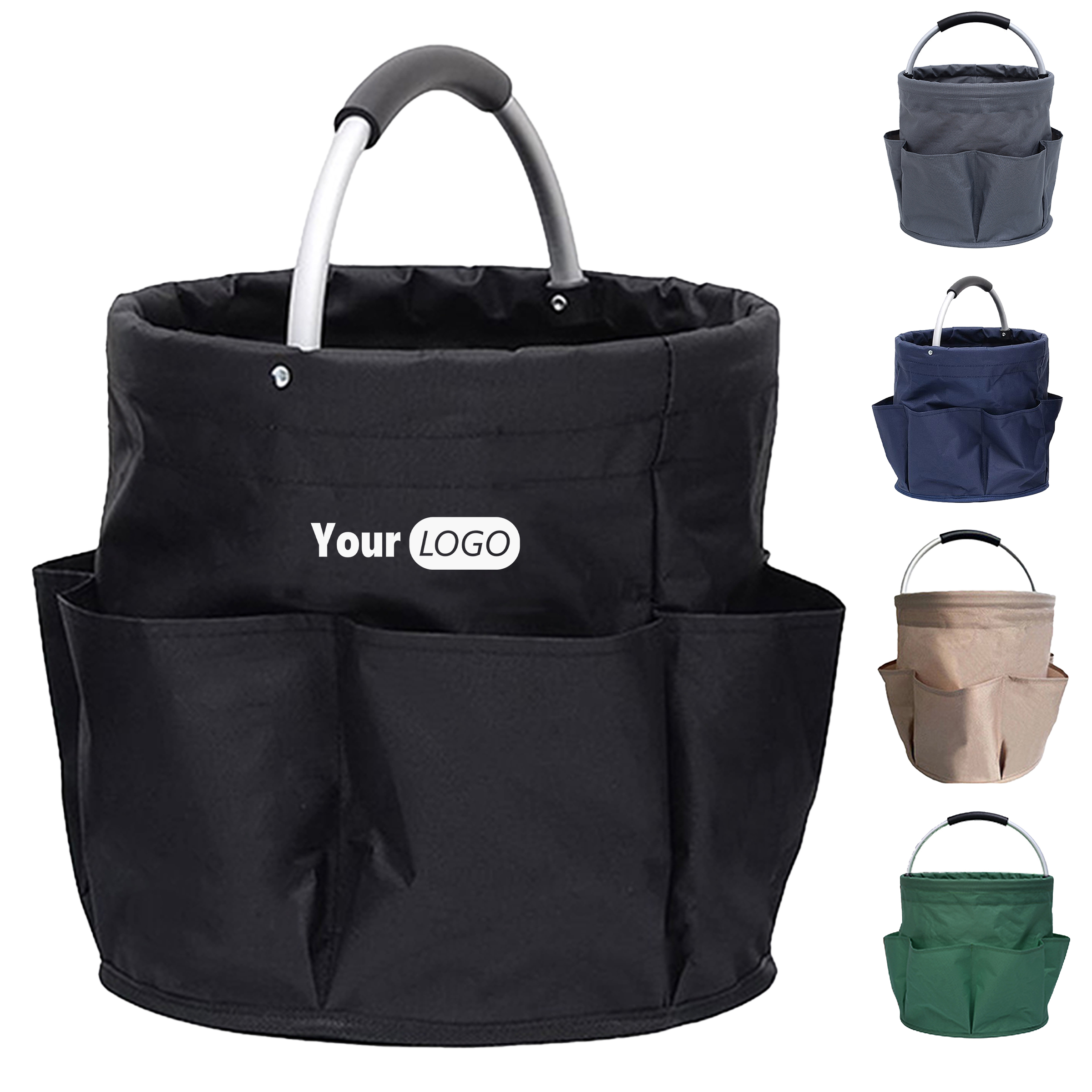 Oxford Outdoor Beach Tote Basket, custom tote bag with logo imprint 2