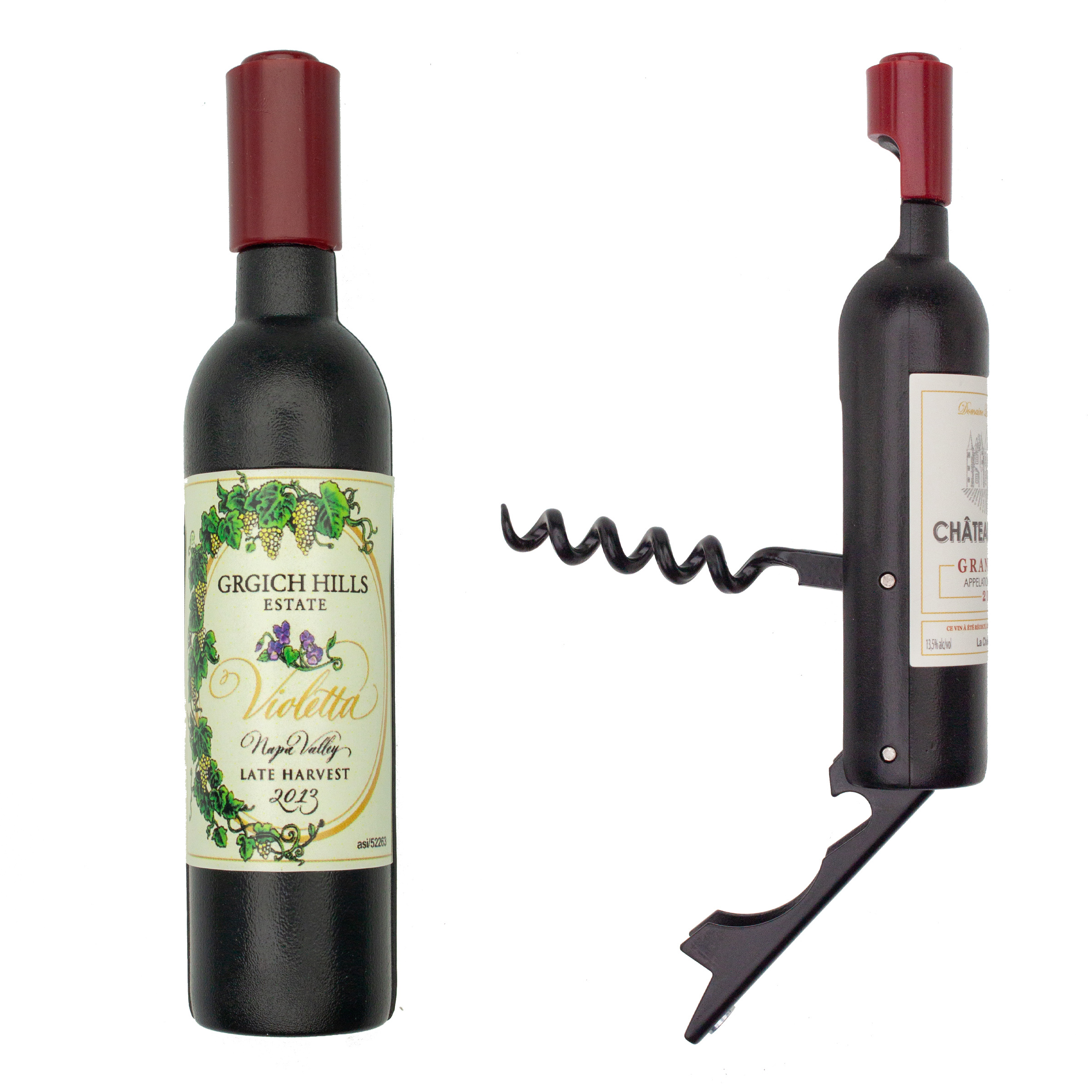 Wine Corkscrew Dual Function Bottle Opener