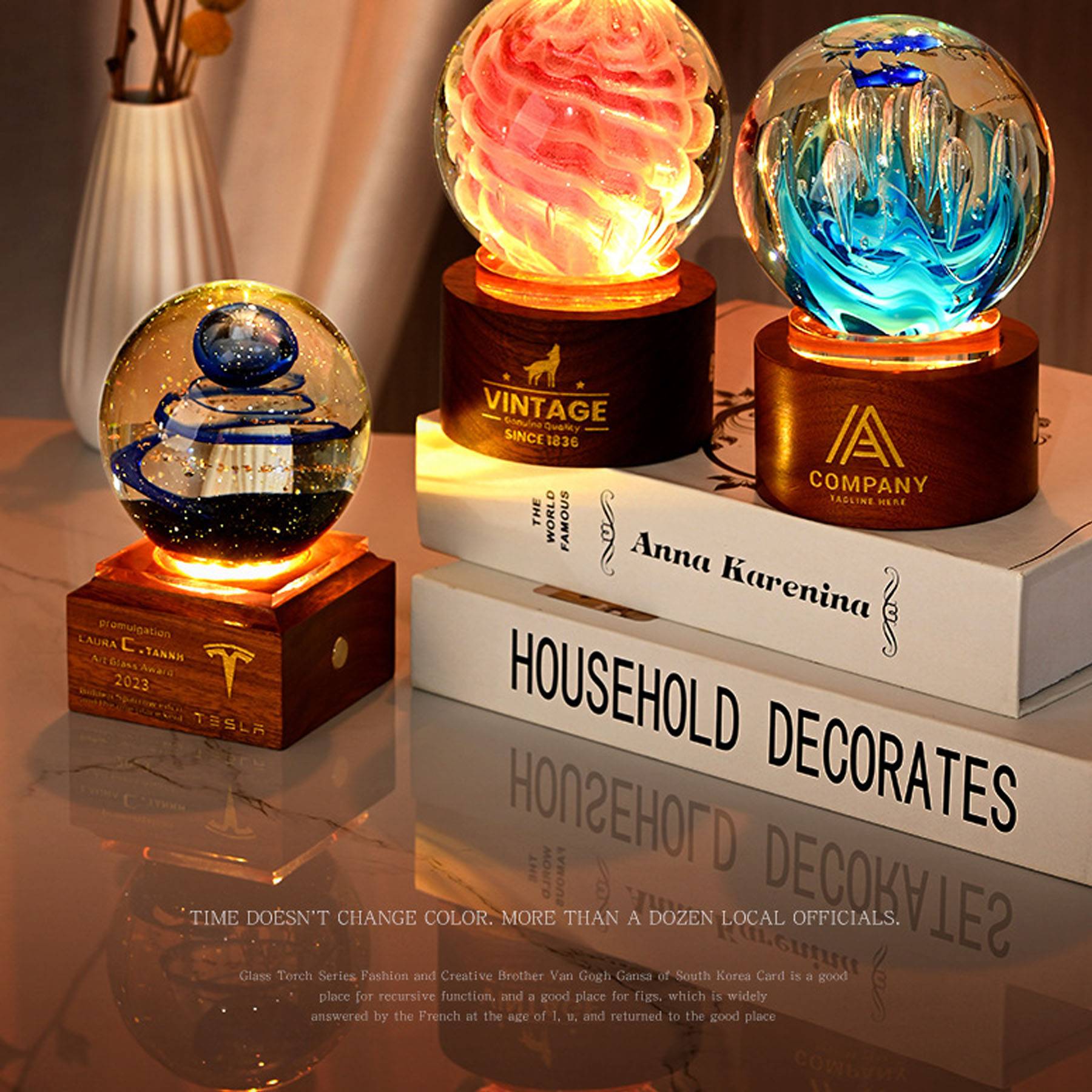Crystal Trophy Award 8