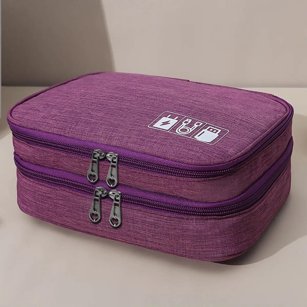 Water Resistant Electronics Organizer Travel Case 3