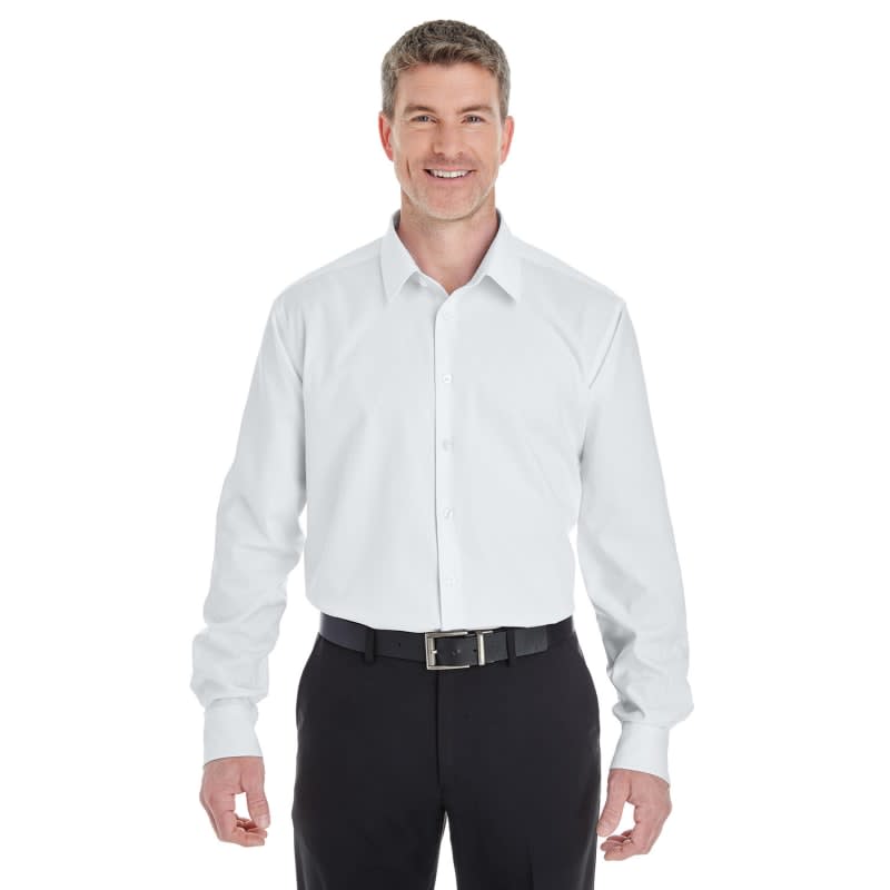 Devon & Jones Men's Crown Woven Collection™ Royal Dobby Shirt 4