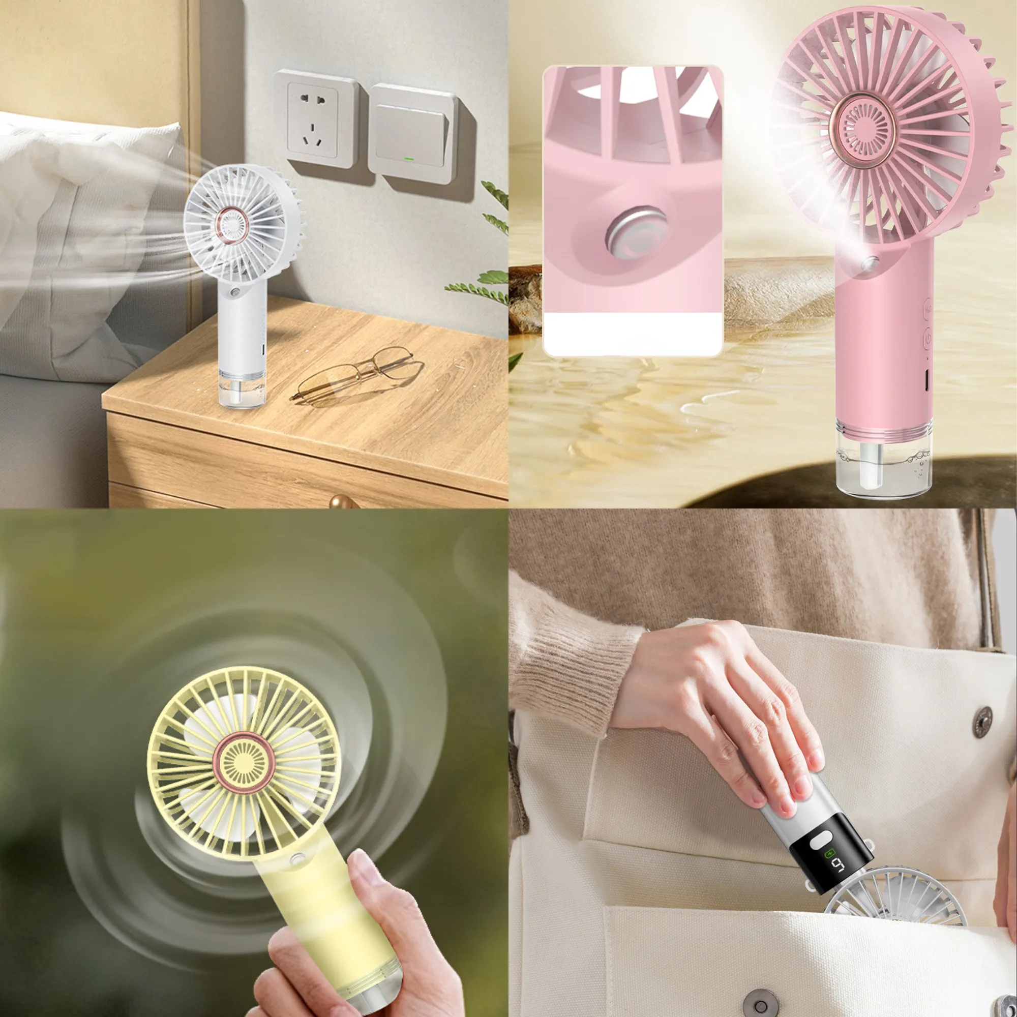 Handheld mini misting fan 3