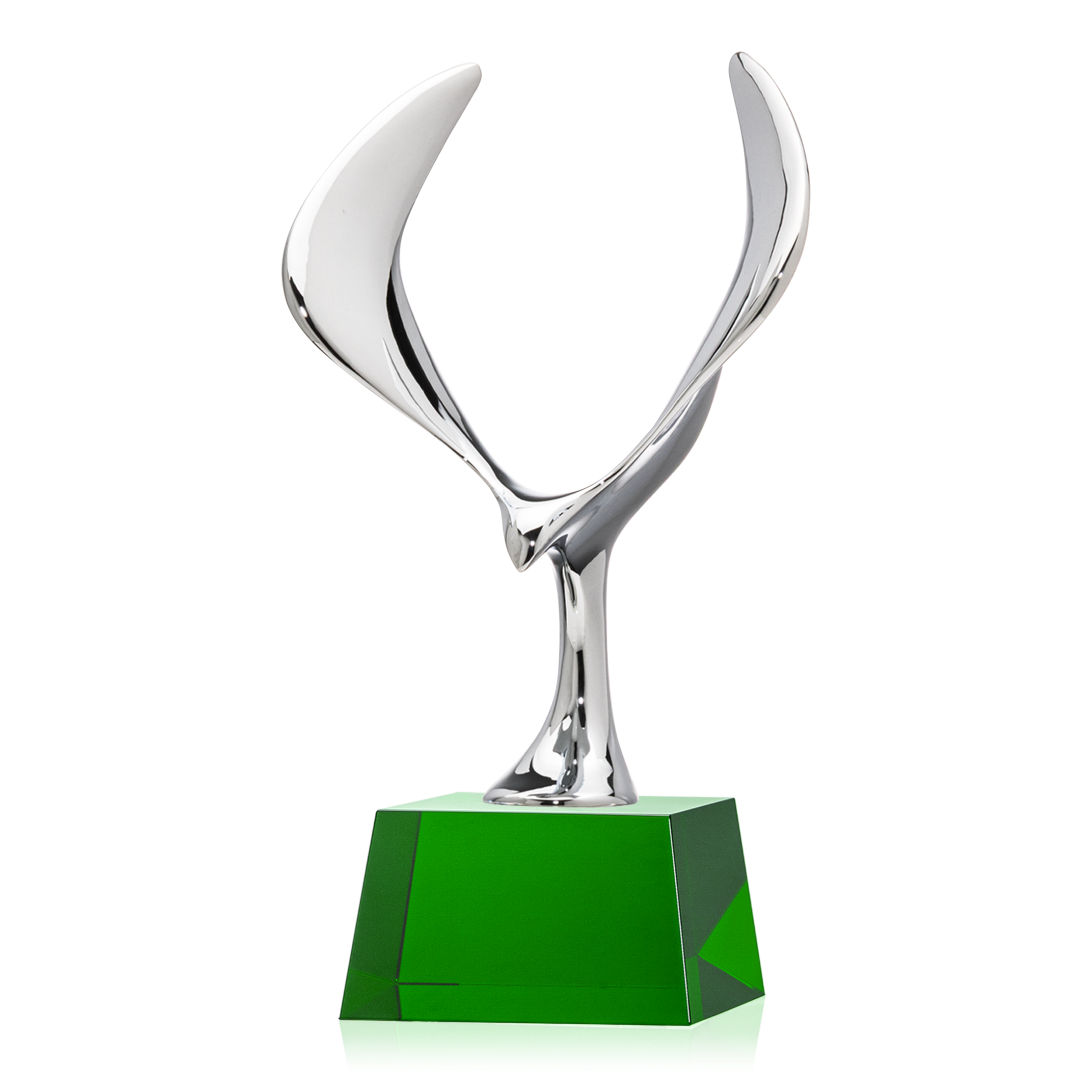 Maverick Eagle VividPrint™ Award on Robson Base - Green 1