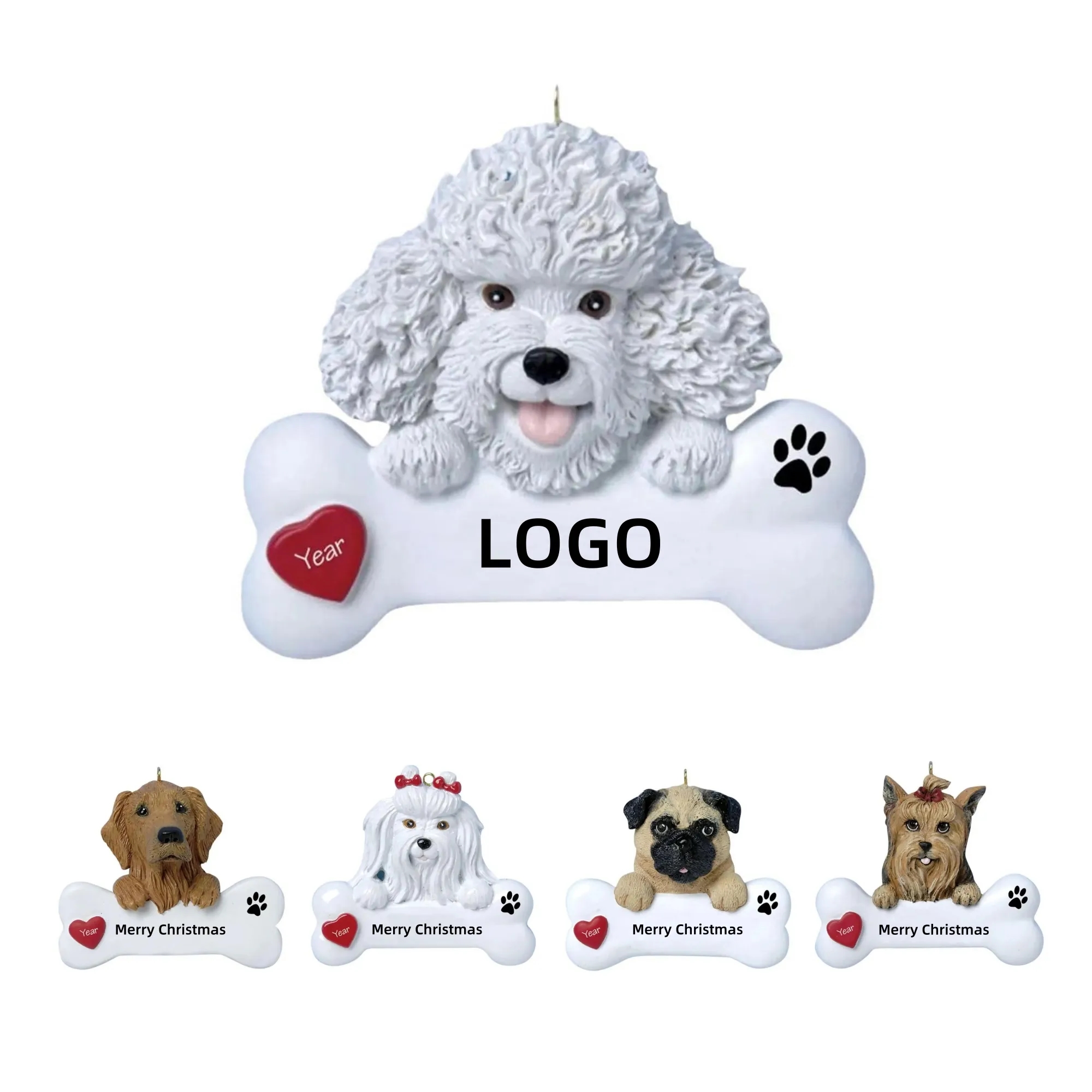 Christmas Pet Resin Figurine 2