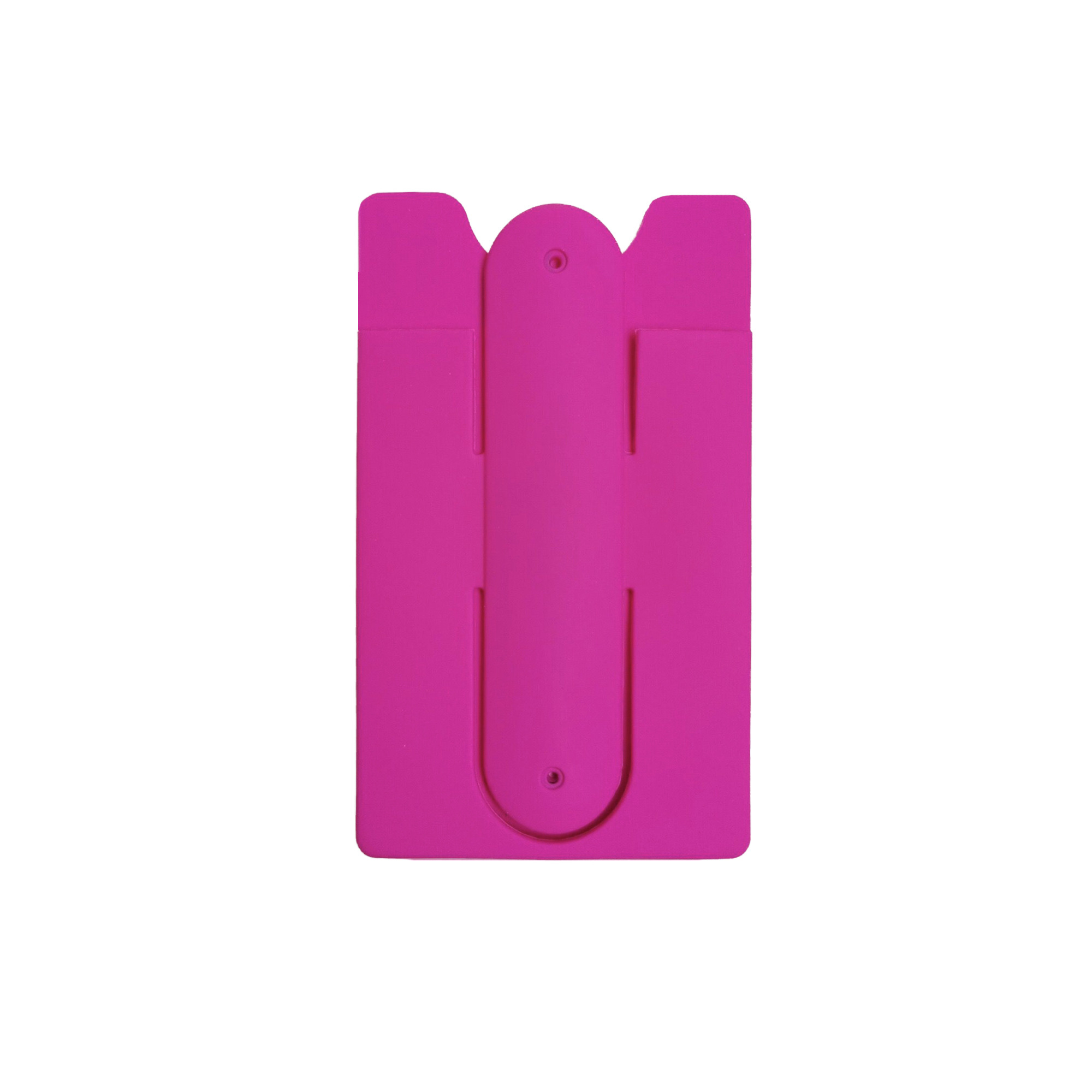 Adhesive Silicone Card Wallet With Stand 14