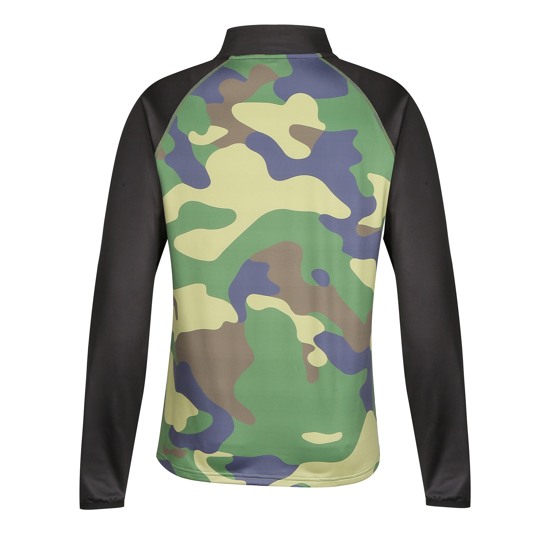 Athletic Quarter Zip Raglan Training Pullover (Full Color) 2