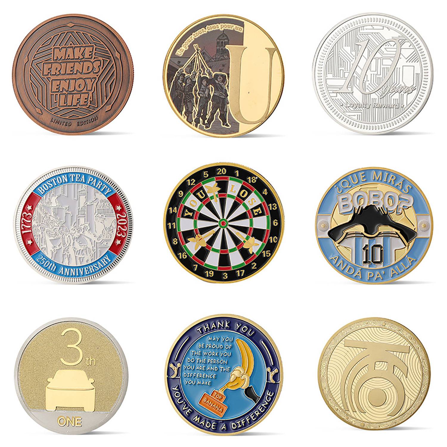 Electroplated Commemorative Coin 1