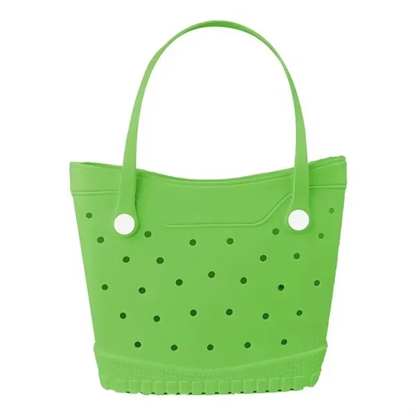 Rubber Beach Tote Bag - Waterproof Large Carryall 2