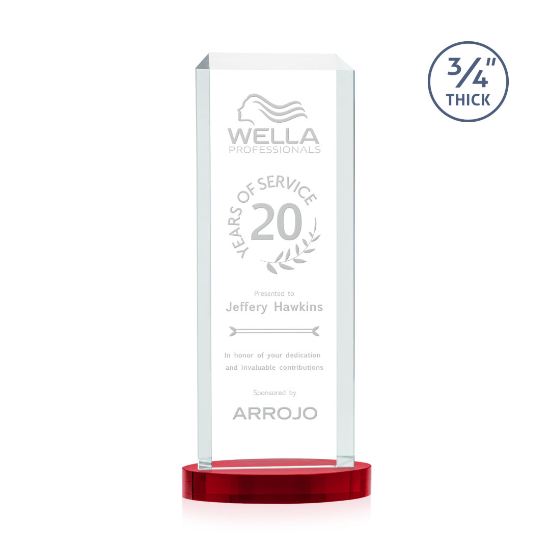 Dalton Award on Alberton Base - Red 10