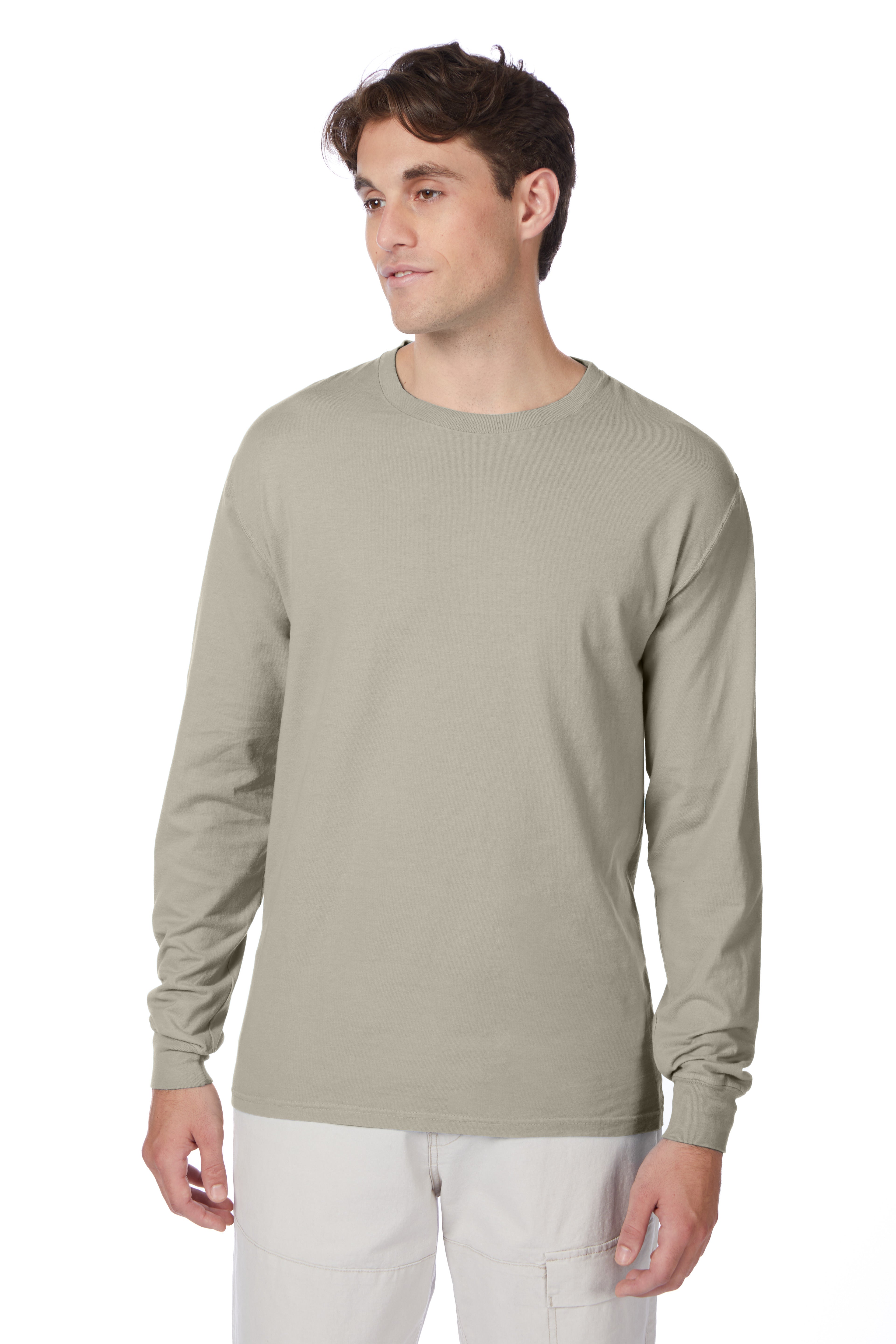 Hanes Beefy-T Long-Sleeve T-Shirt 11