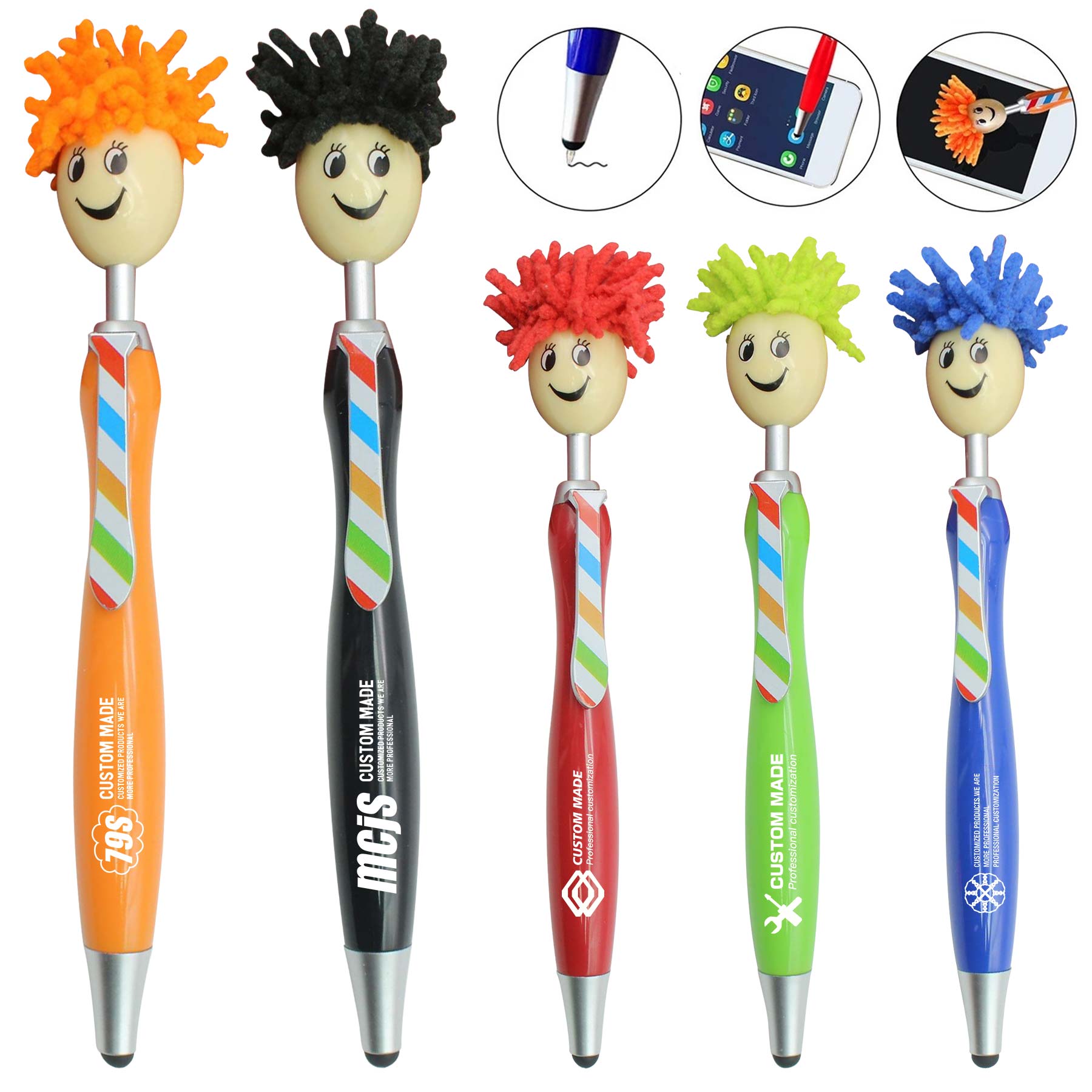 3-in-1 Stylus Screen Cleaner Ballpoint Pen 1