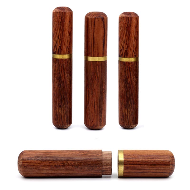 Natural Wood Cigar Tube 2