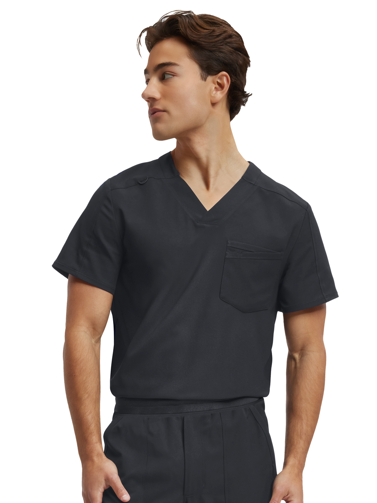 White Cross - VIBE - Men's Two-Pocket Tuck-In V-Neckline Top