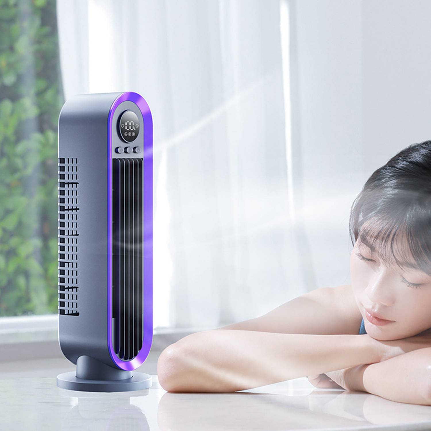 Timer Indoors Silent tower fan 6