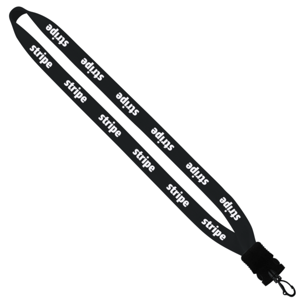 3/4" Cotton Lanyard with Plastic Snap-Buckle Release & Swivel Hook 26
