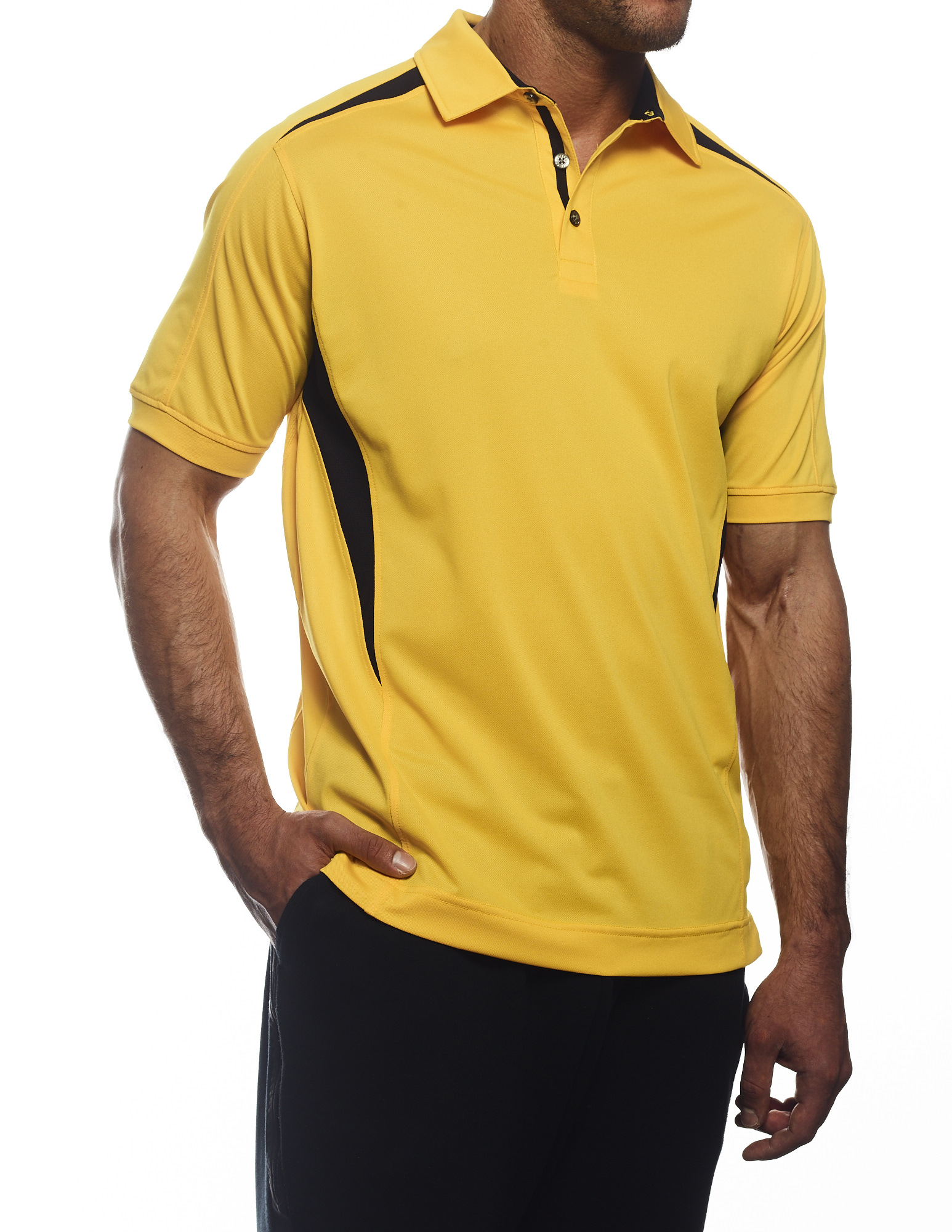 Men's Caliber Color Block Polo Shirt 10