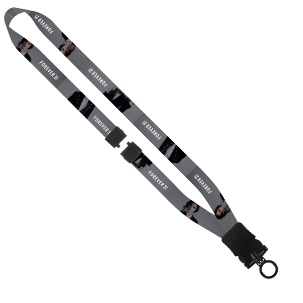 3/4" Dye-Sublimated Waffle Weave Lanyard 25