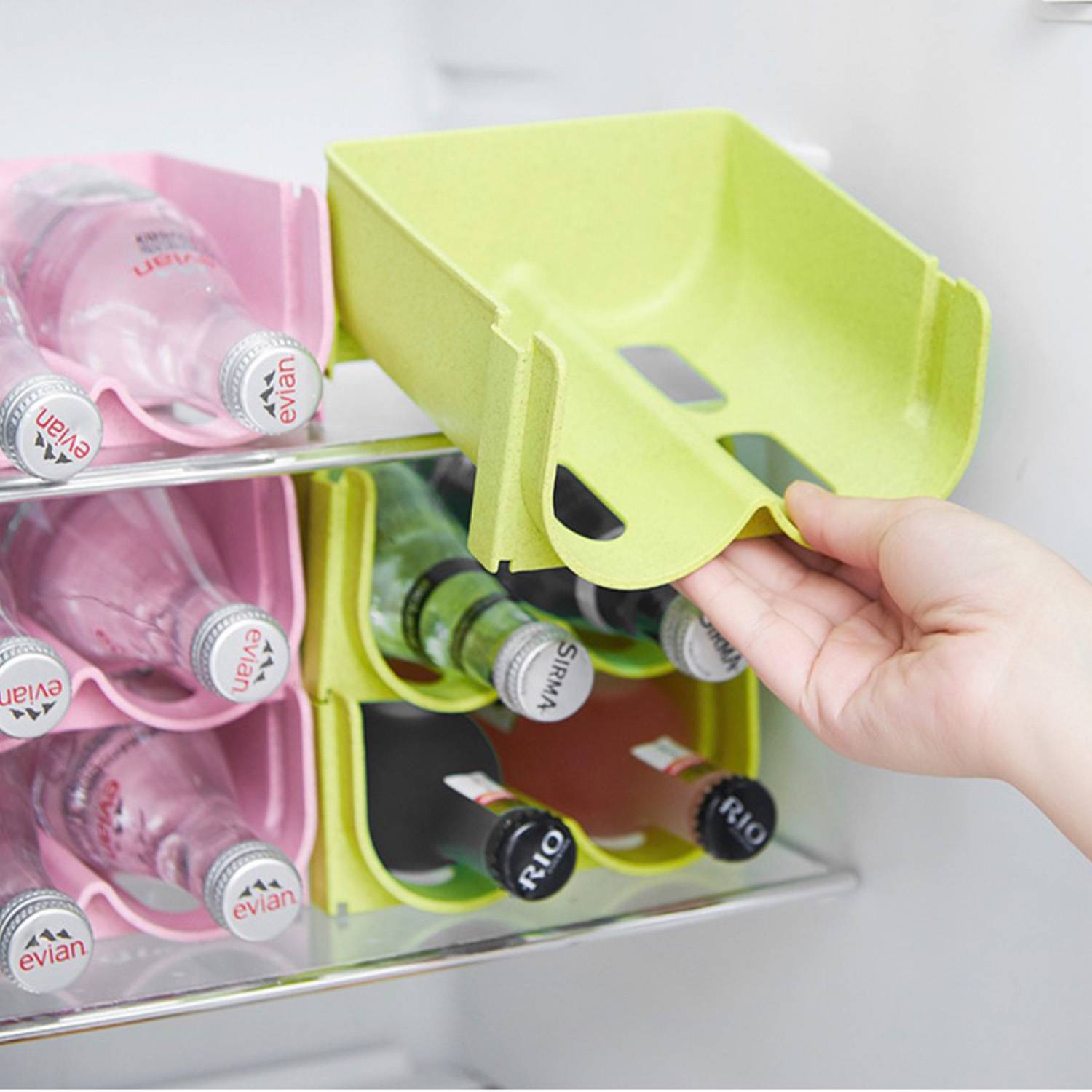 Refrigerator beer storage rack Water Bottle Organizer 3