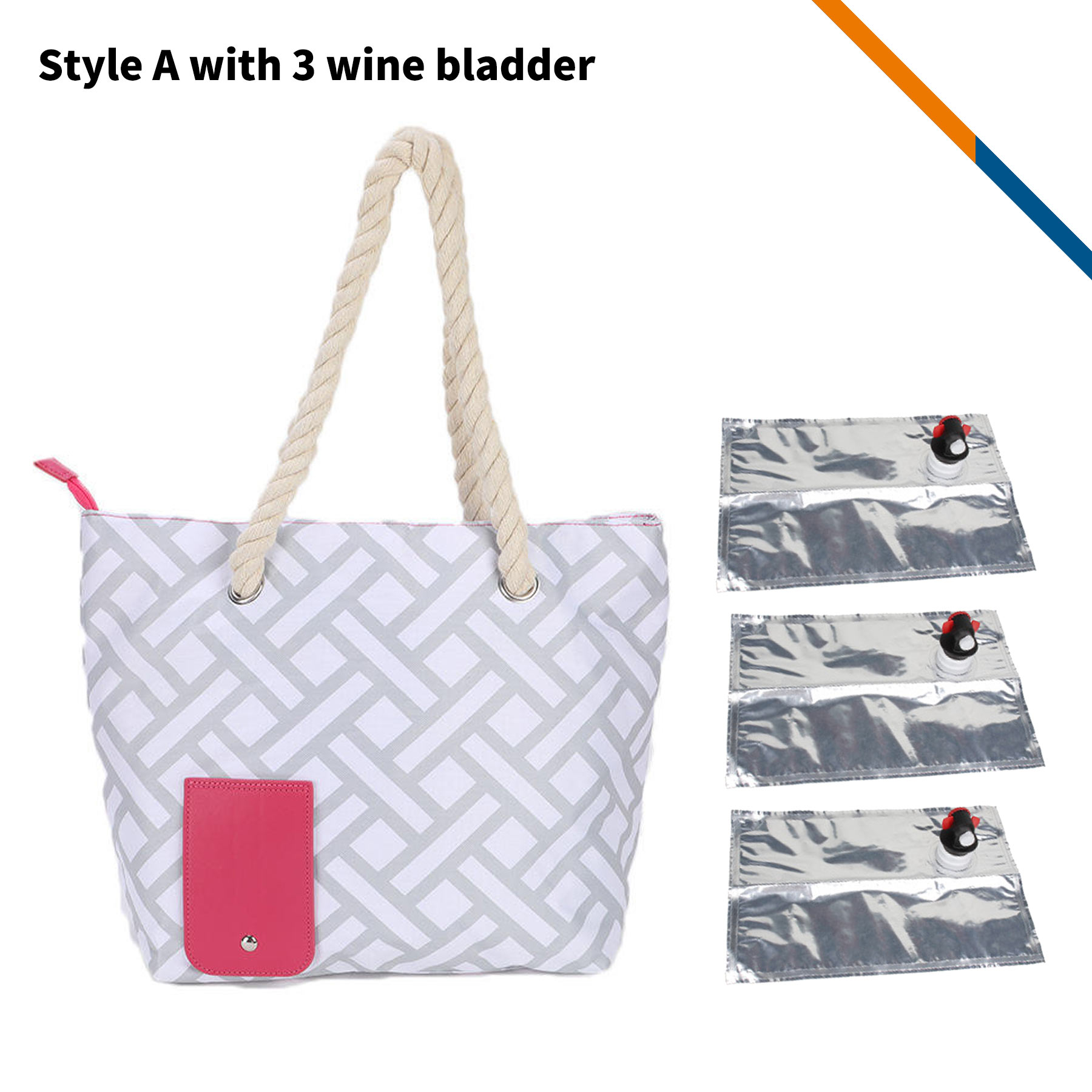 Vinzo Beach Wine Cooler Tote Bag 10