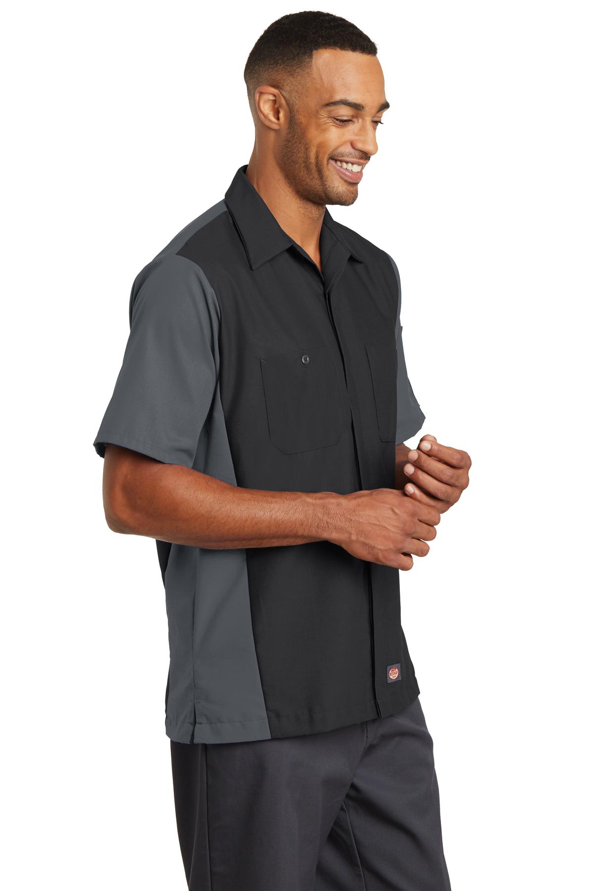 Red Kap Short Sleeve Ripstop Crew Shirt. SY20 22